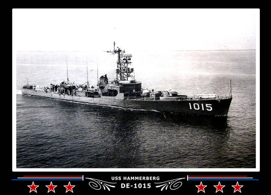 USS Hammerberg DE-1015 Canvas Photo Print
