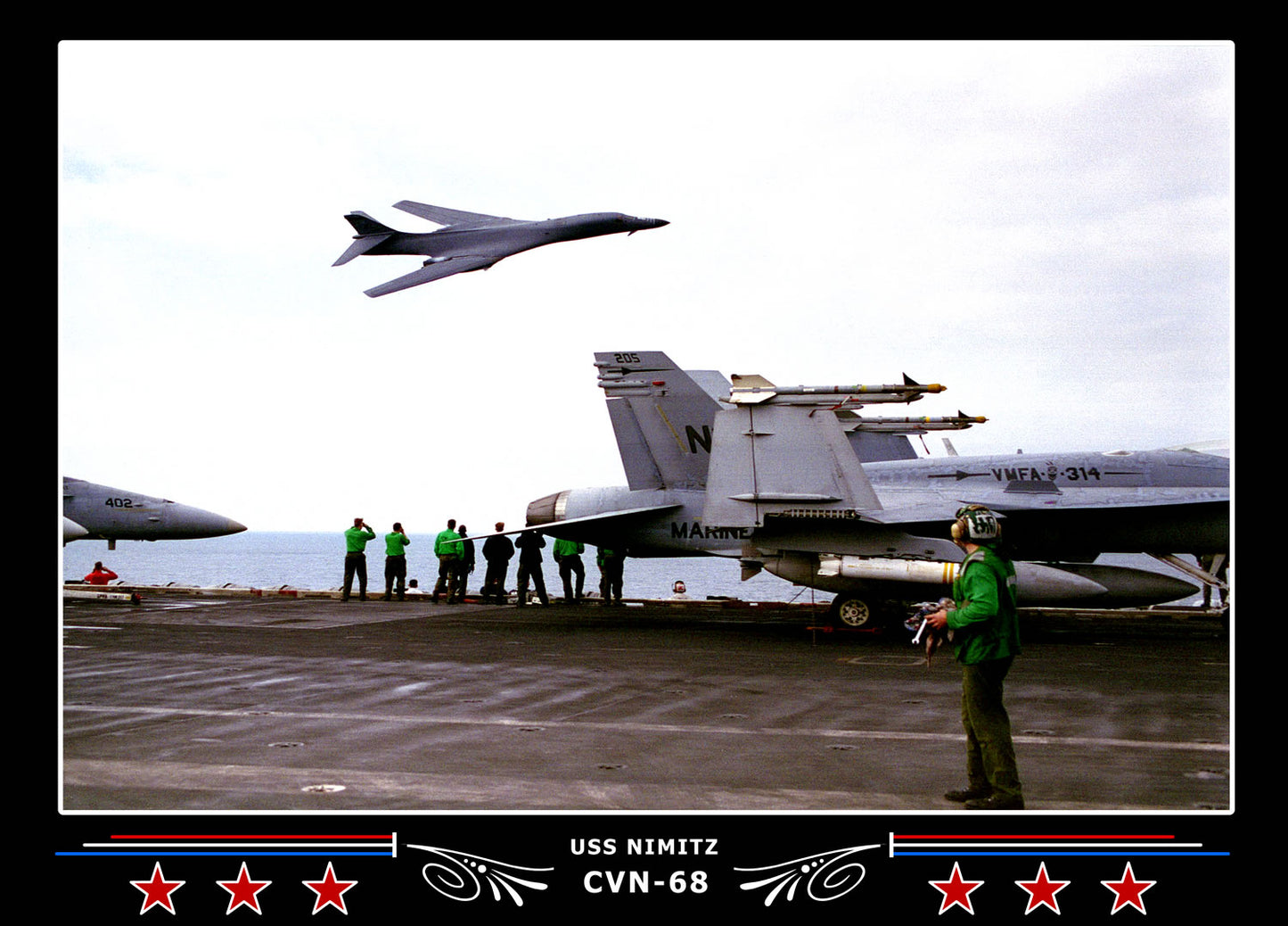 USS Nimitz CVN-68 Canvas Photo Print