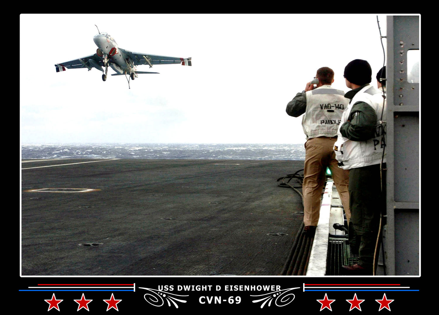 USS Dwight D Eisenhower CVN-69 Canvas Photo Print