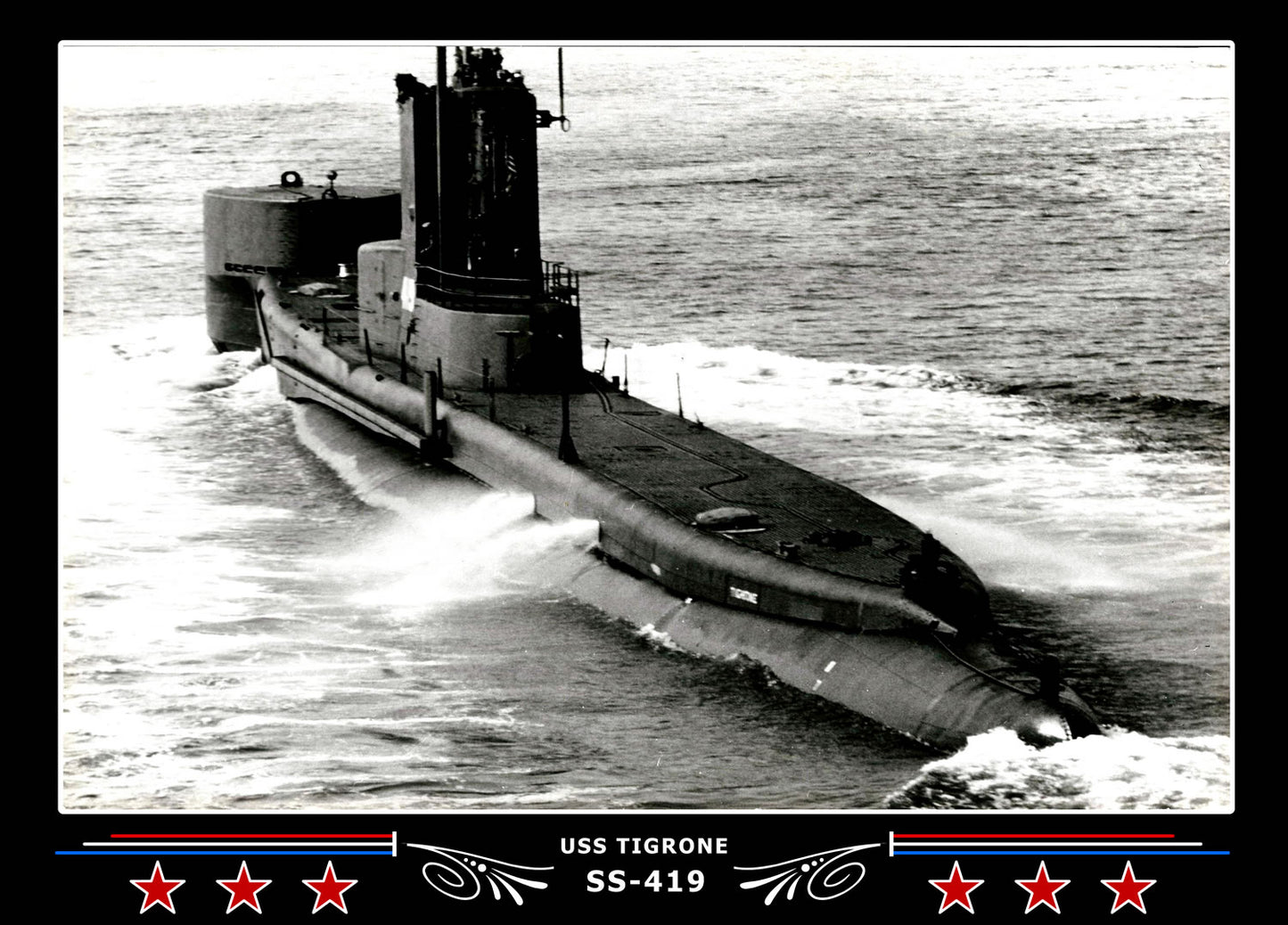 USS Tigrone SS-419 Canvas Photo Print