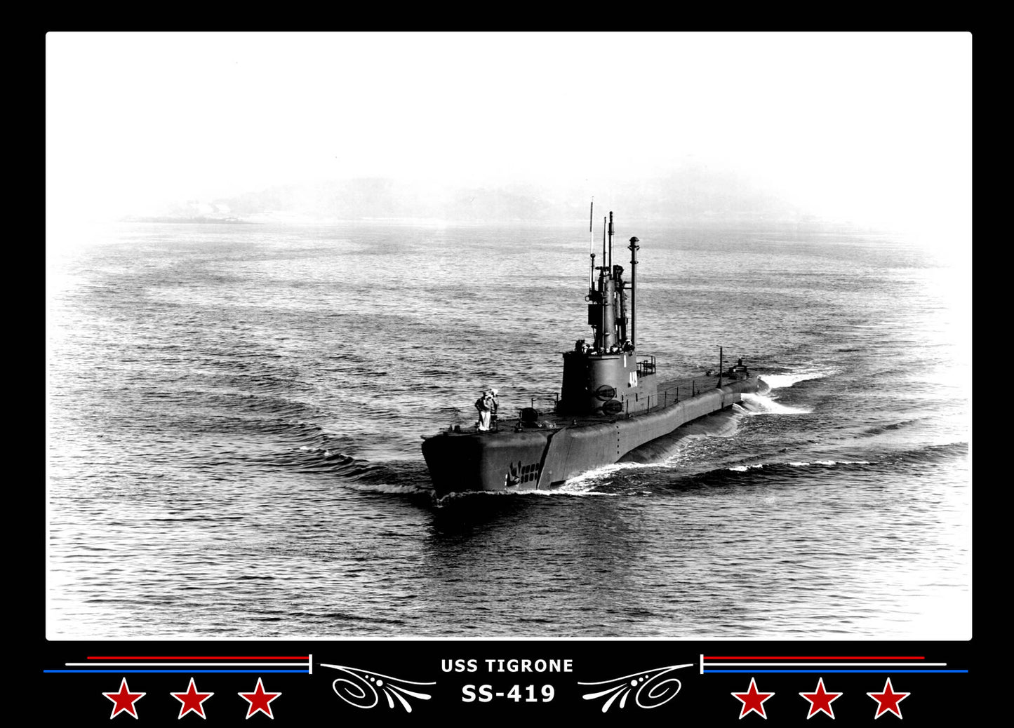 USS Tigrone SS-419 Canvas Photo Print
