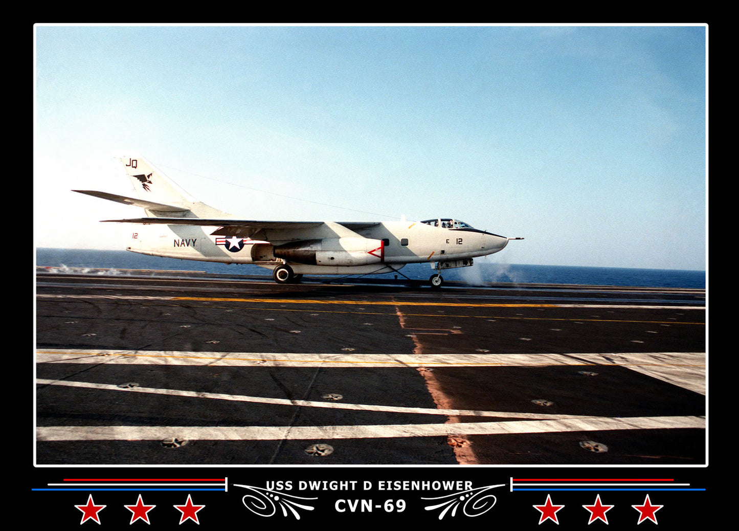 USS Dwight D Eisenhower CVN-69 Canvas Photo Print