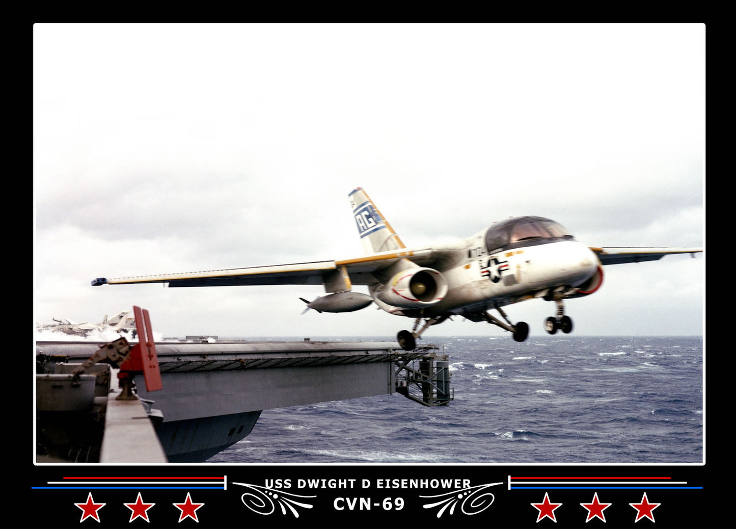 USS Dwight D Eisenhower CVN-69 Canvas Photo Print