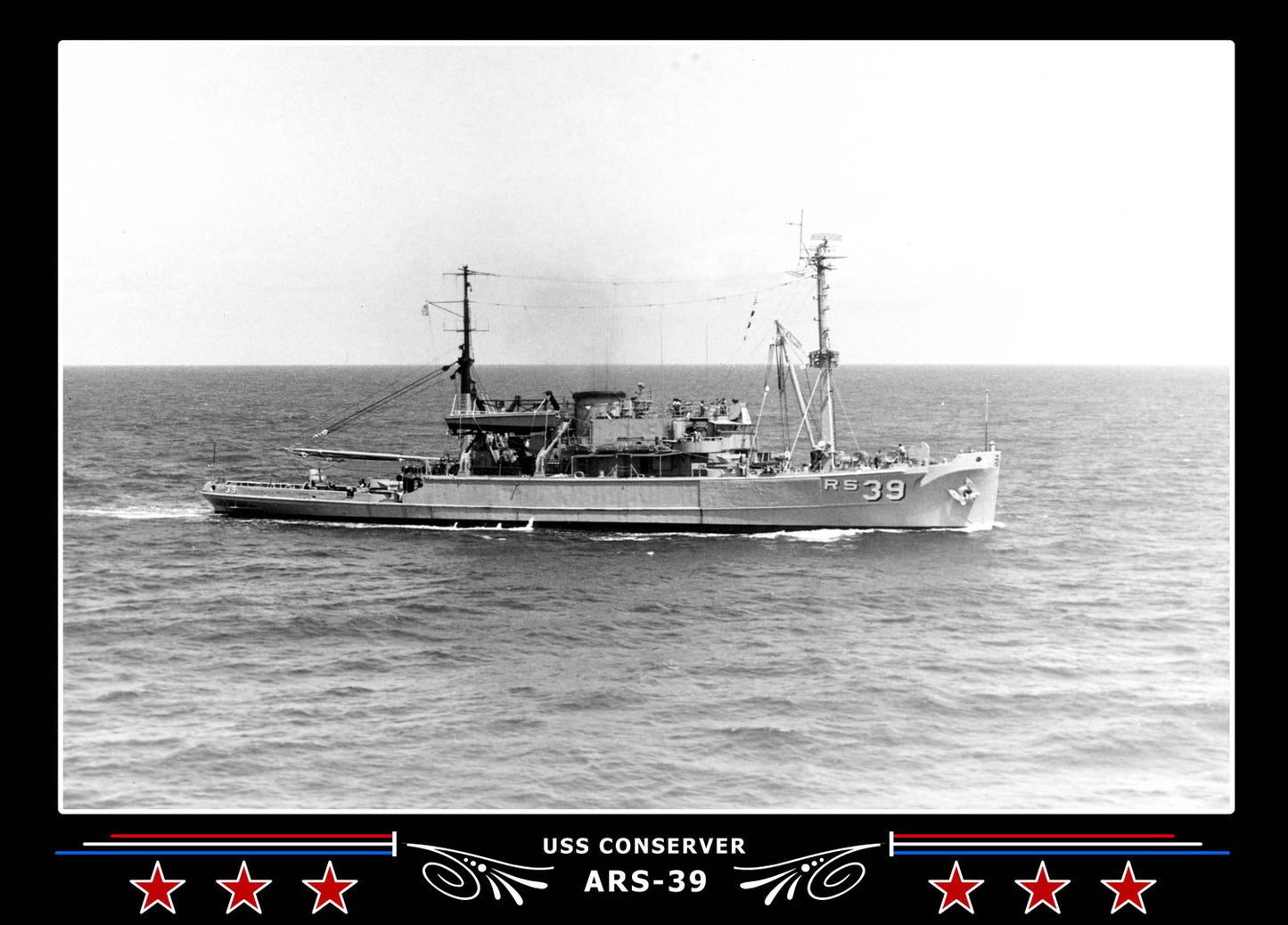 USS Conserver ARS-39 Canvas Photo Print