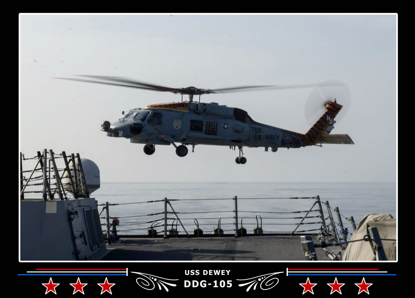 USS Dewey DDG-105 Canvas Photo Print