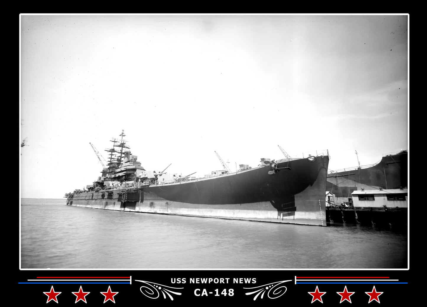 USS Newport News CA-148 Canvas Photo Print