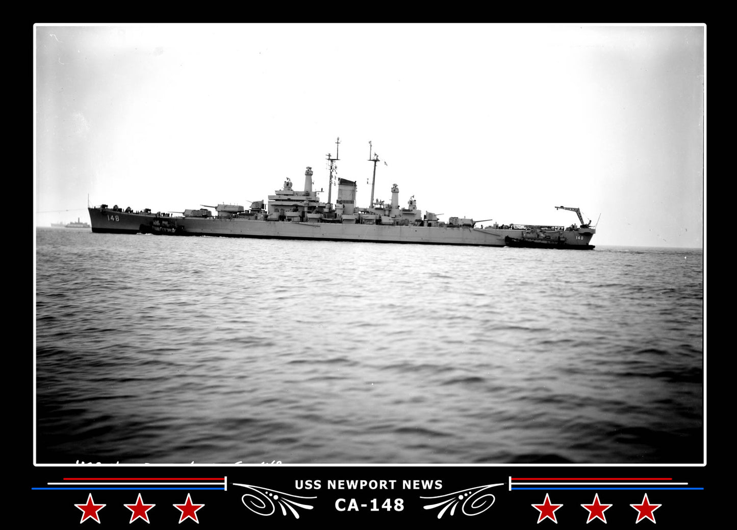 USS Newport News CA-148 Canvas Photo Print