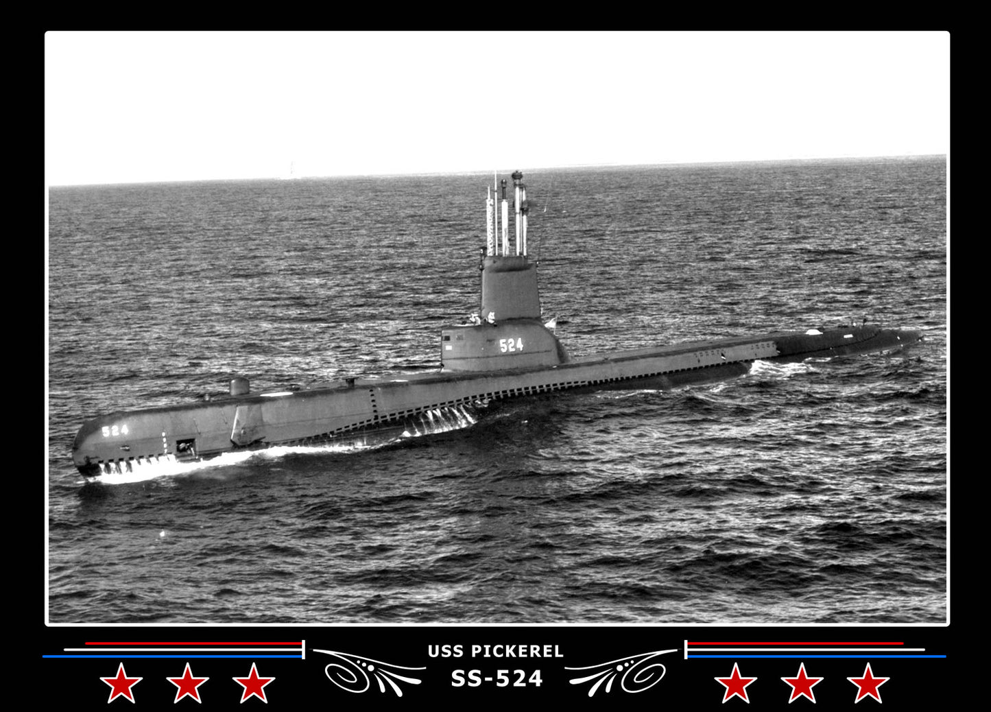 USS Pickerel SS-524 Canvas Photo Print