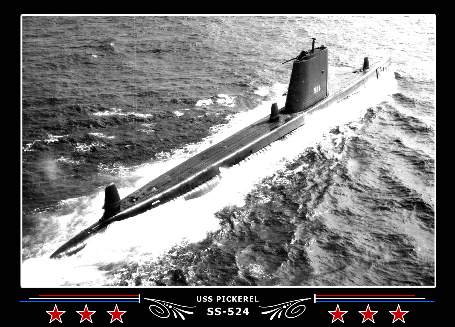 USS Pickerel SS524 Canvas Photo Print Navy Emporium
