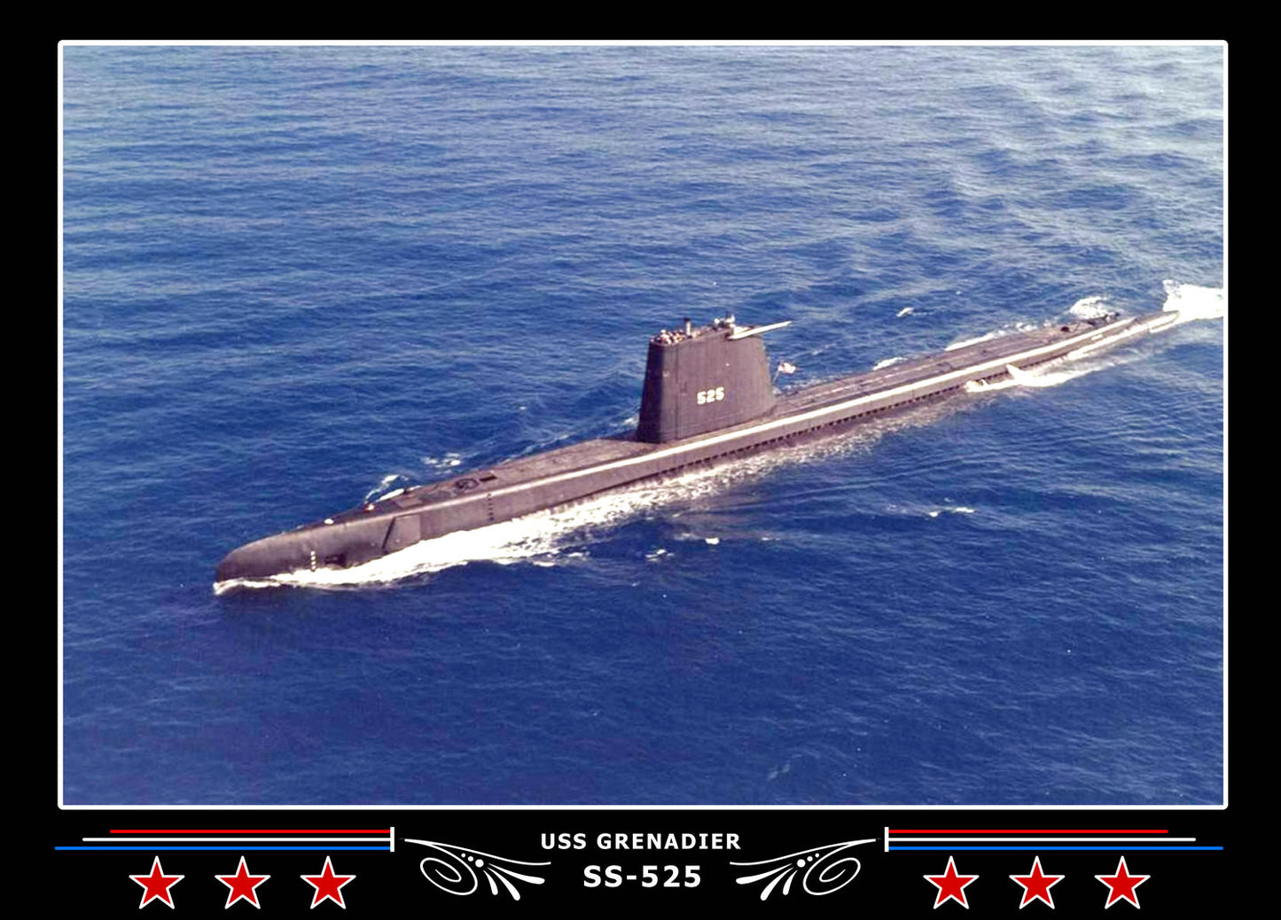 USS Grenadier SS-525 Canvas Photo Print