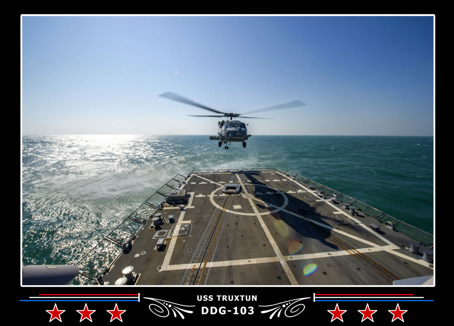 USS Truxtun DDG-103 Canvas Photo Print