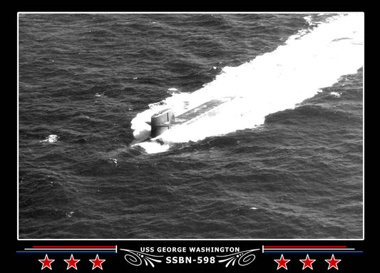 USS George Washington SSBN-598 Canvas Photo Print