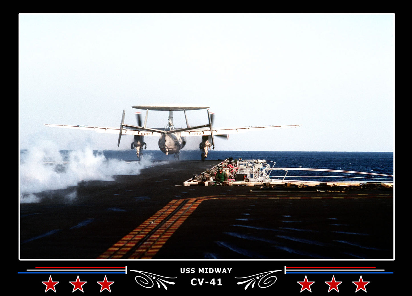 USS Midway CV-41 Canvas Photo Print
