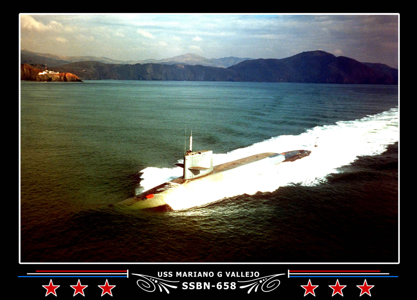 USS Mariano G Vallejo SSBN-658 Canvas Photo Print