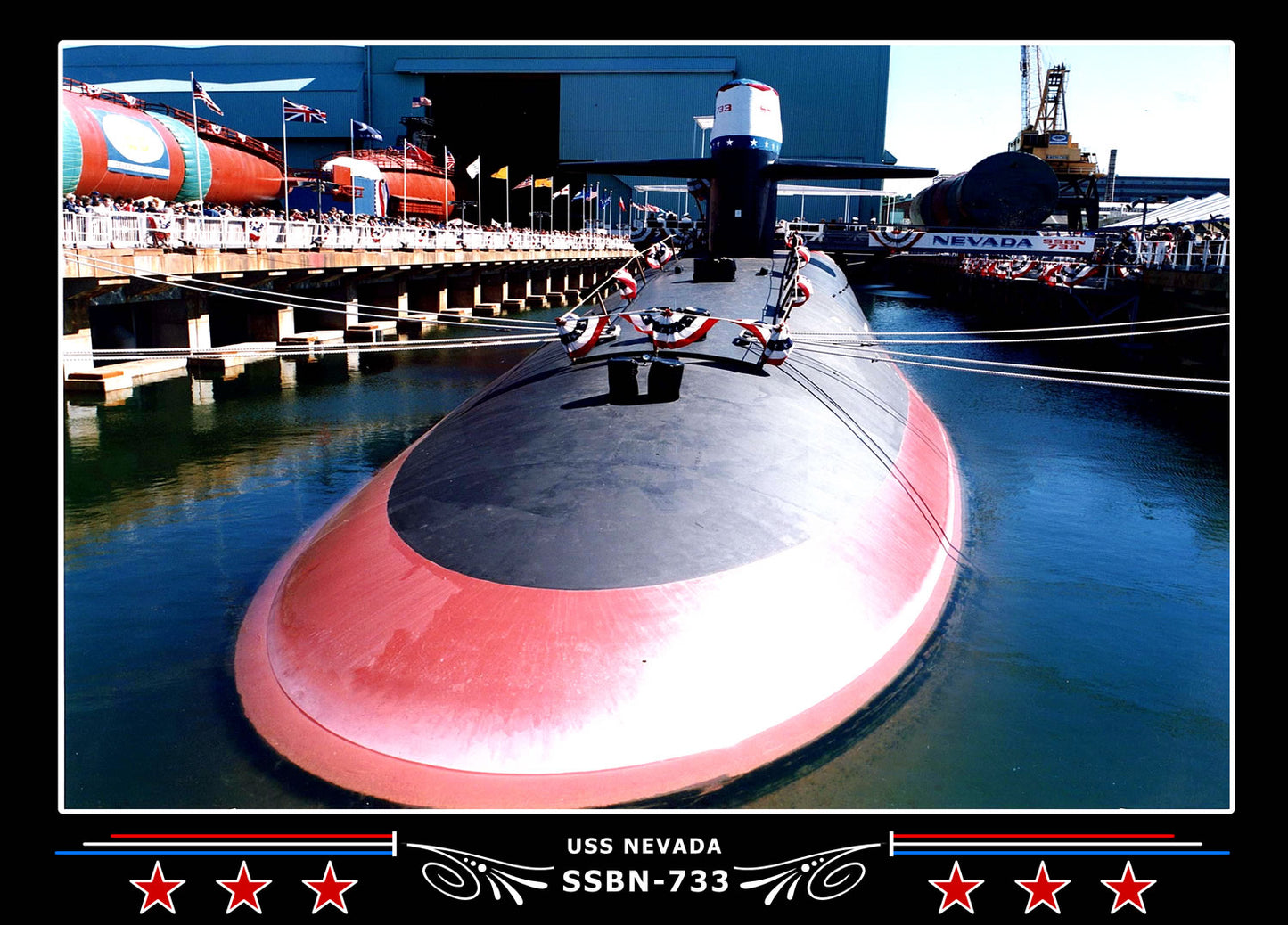 USS Nevada SSBN-733 Canvas Photo Print