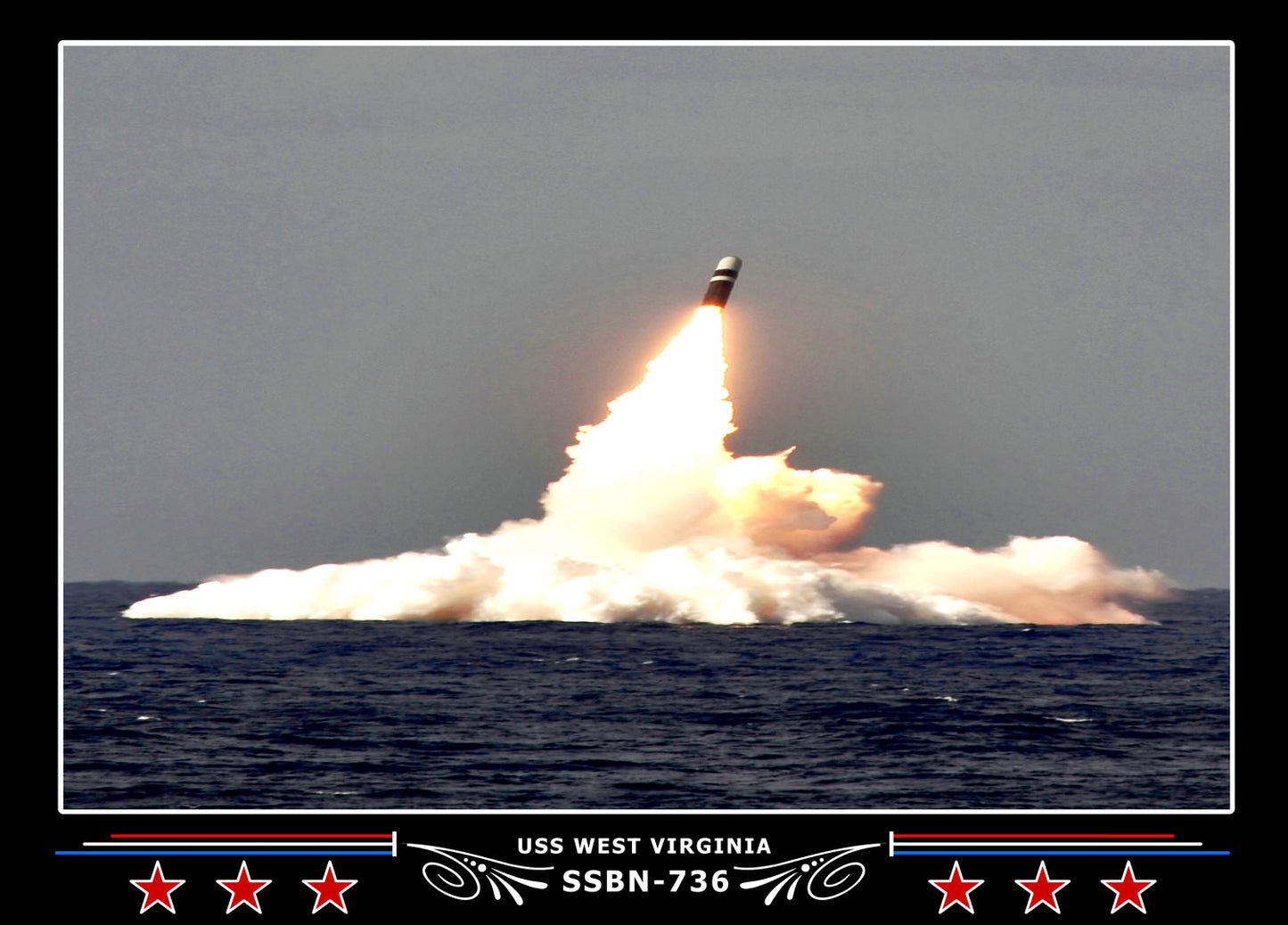 USS West Virginia SSBN-736 Canvas Photo Print