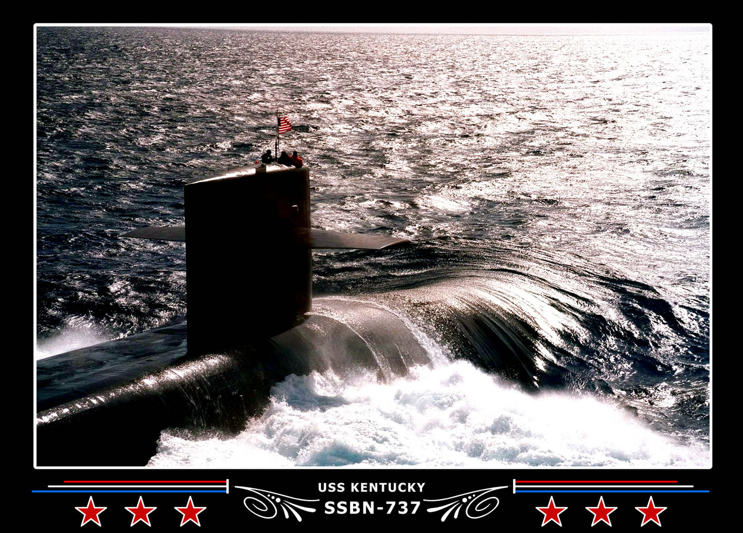 USS Kentucky SSBN-737 Canvas Photo Print