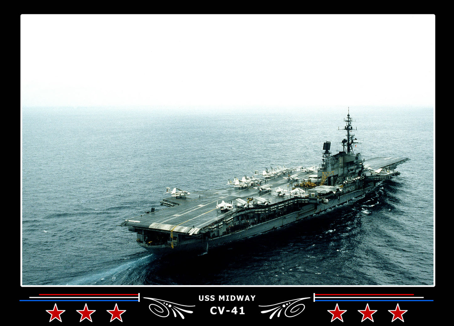 USS Midway CV-41 Canvas Photo Print