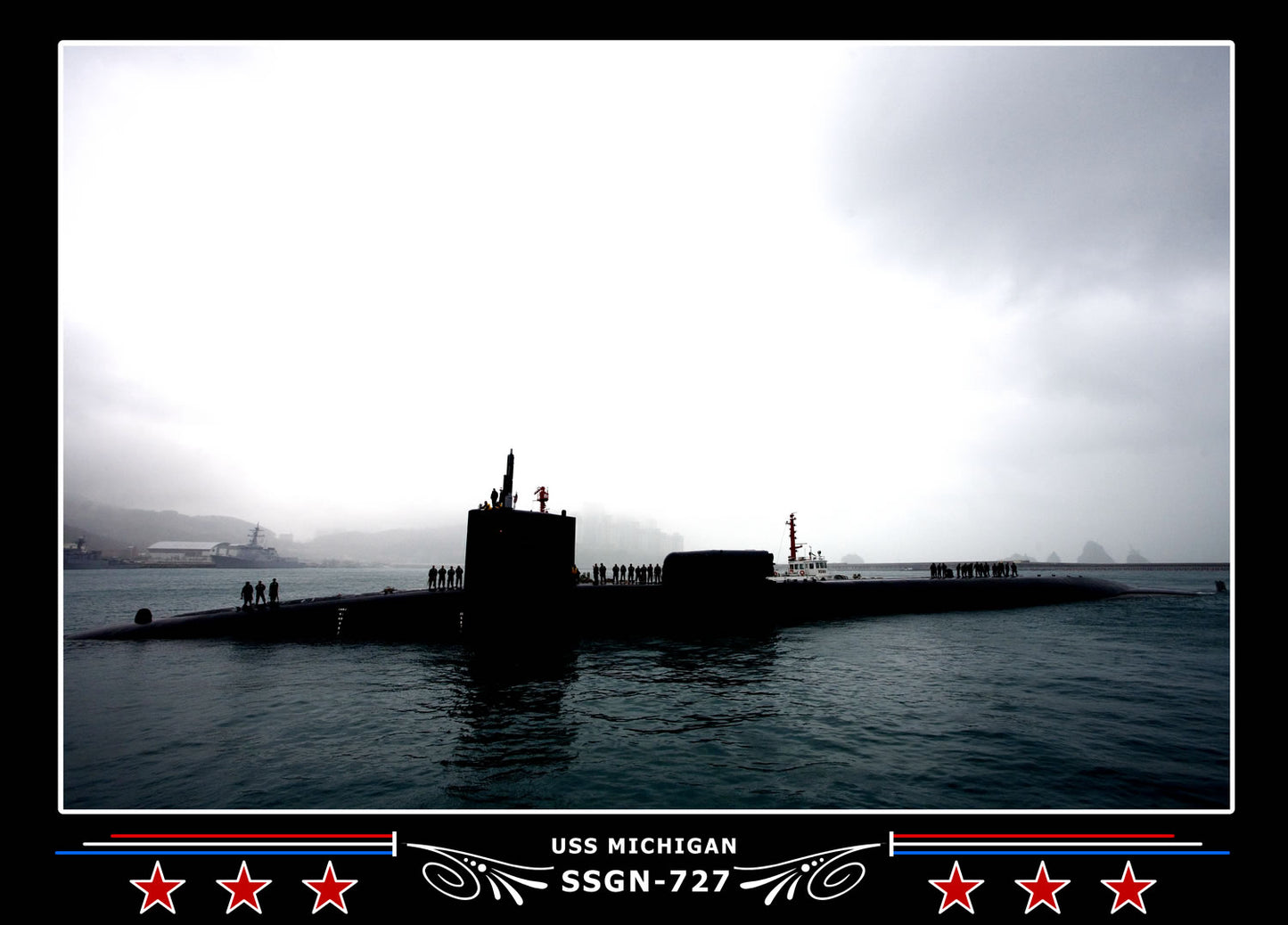 USS Michigan SSGN-727 Canvas Photo Print