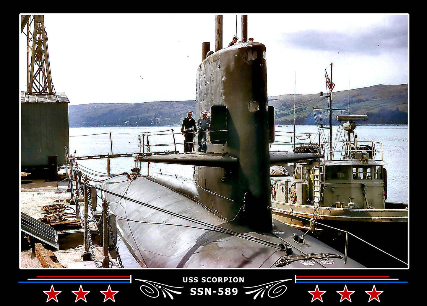 USS Scorpion SSN-589 Canvas Photo Print