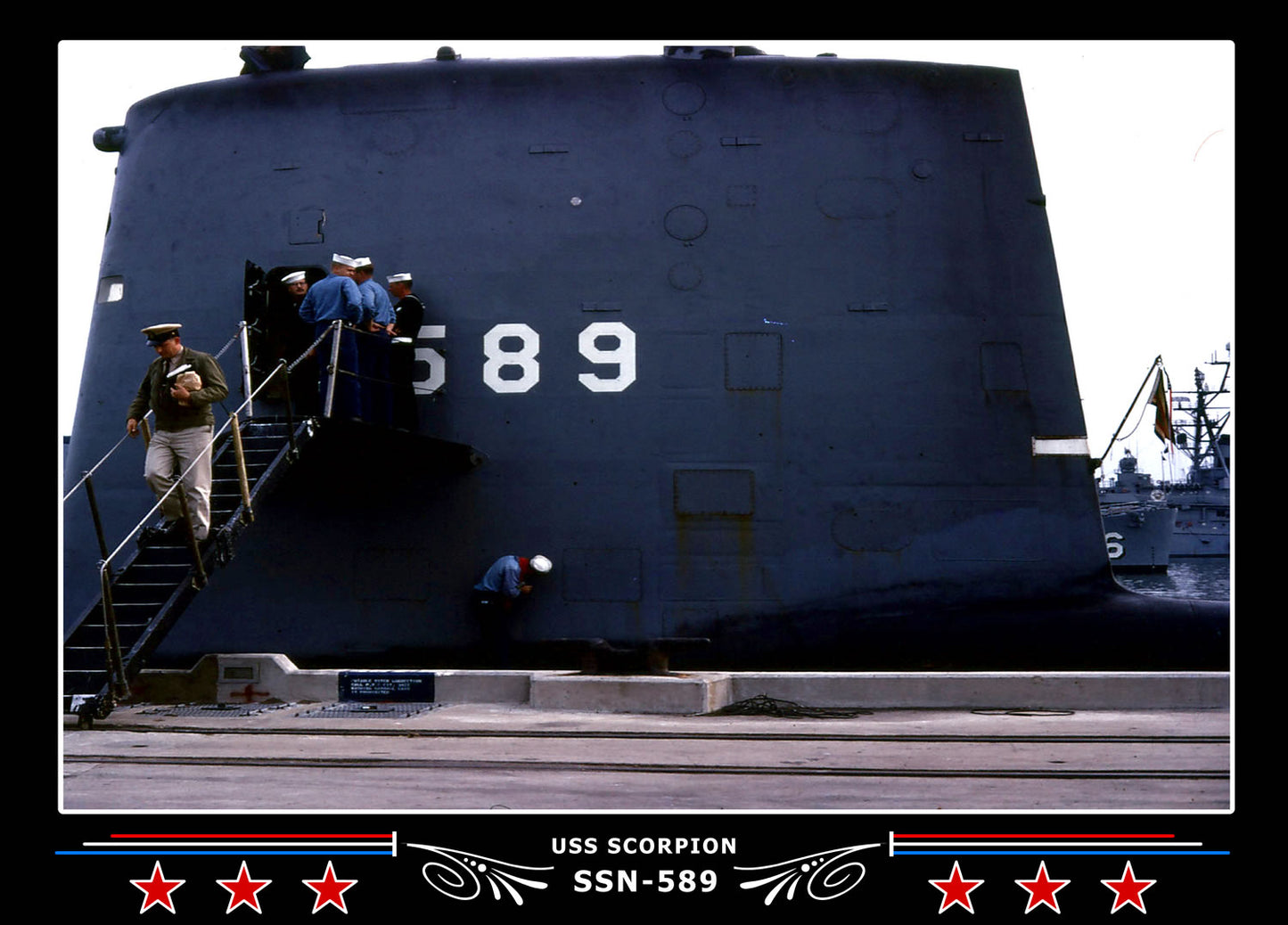 USS Scorpion SSN-589 Canvas Photo Print
