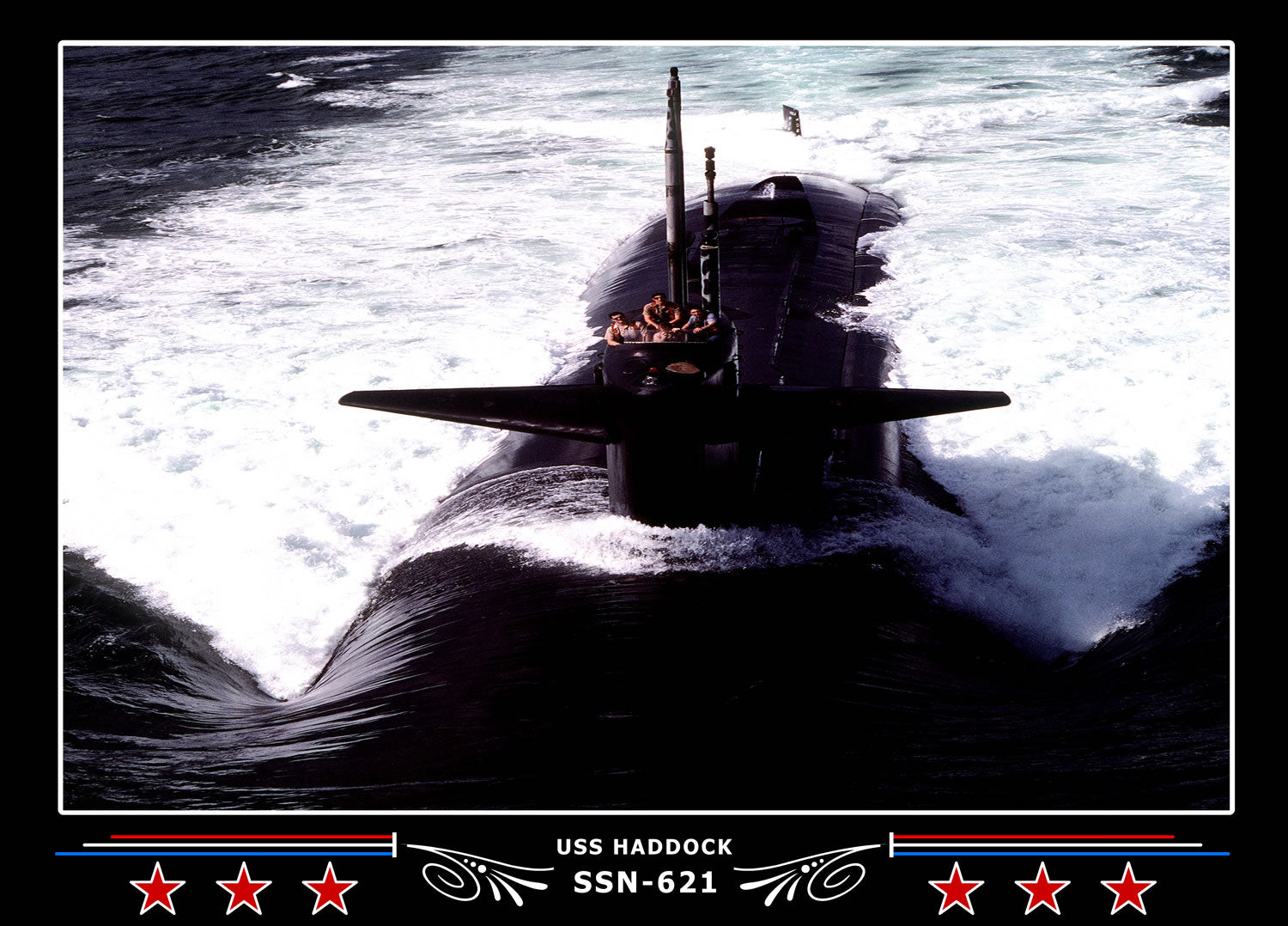 USS Haddock SSN-621 Canvas Photo Print