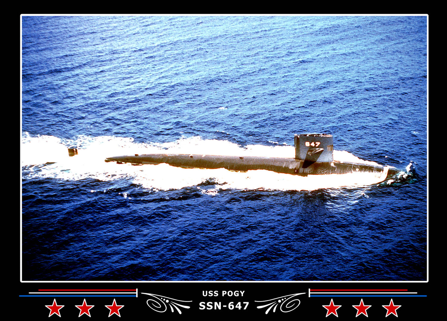 USS Pogy SSN-647 Canvas Photo Print