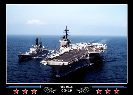 USS Dale CG-19 Canvas Photo Print