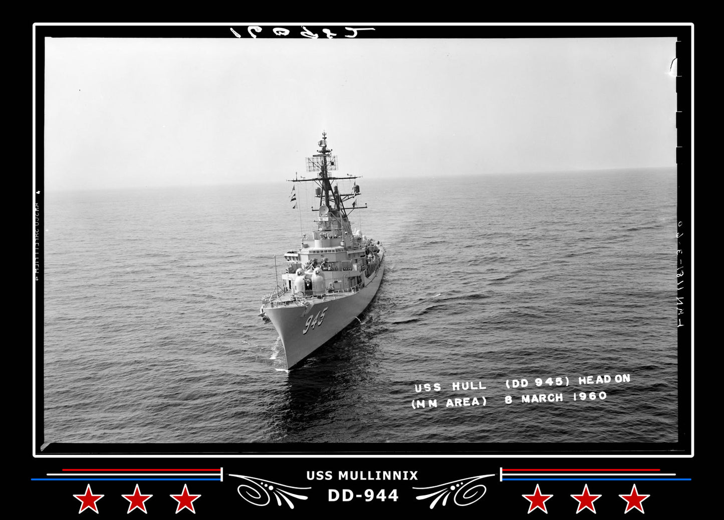 USS Mullinnix DD-944 Canvas Photo Print