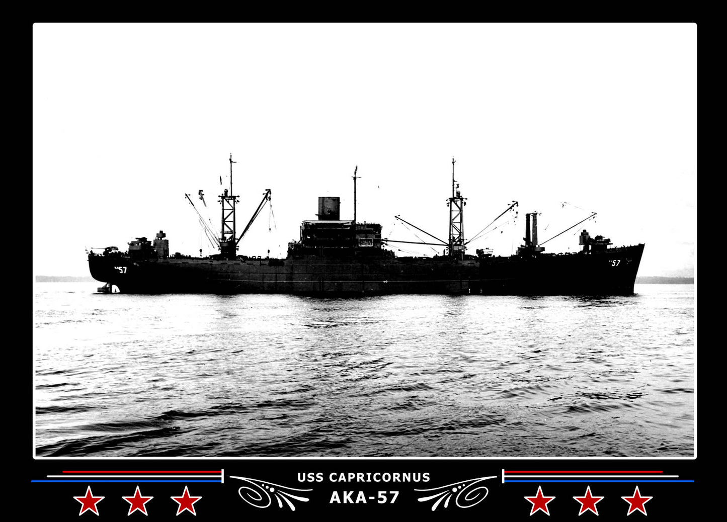 USS Capricornus AKA57 Canvas Photo Print