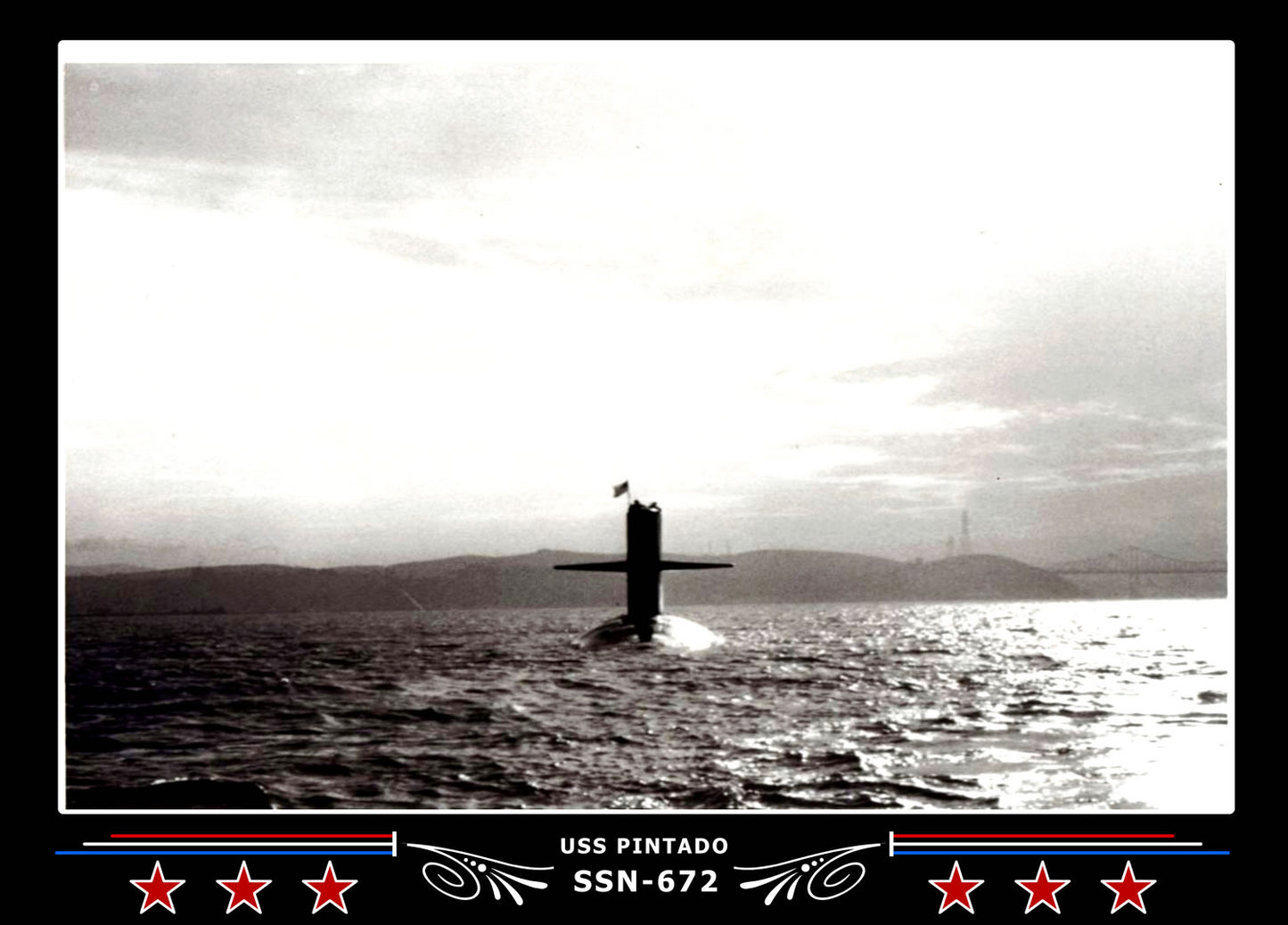 USS Pintado SSN-672 Canvas Photo Print
