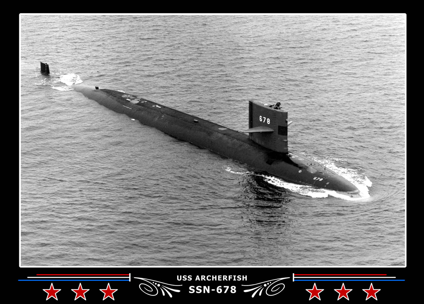 USS Archerfish SSN-678 Canvas Photo Print