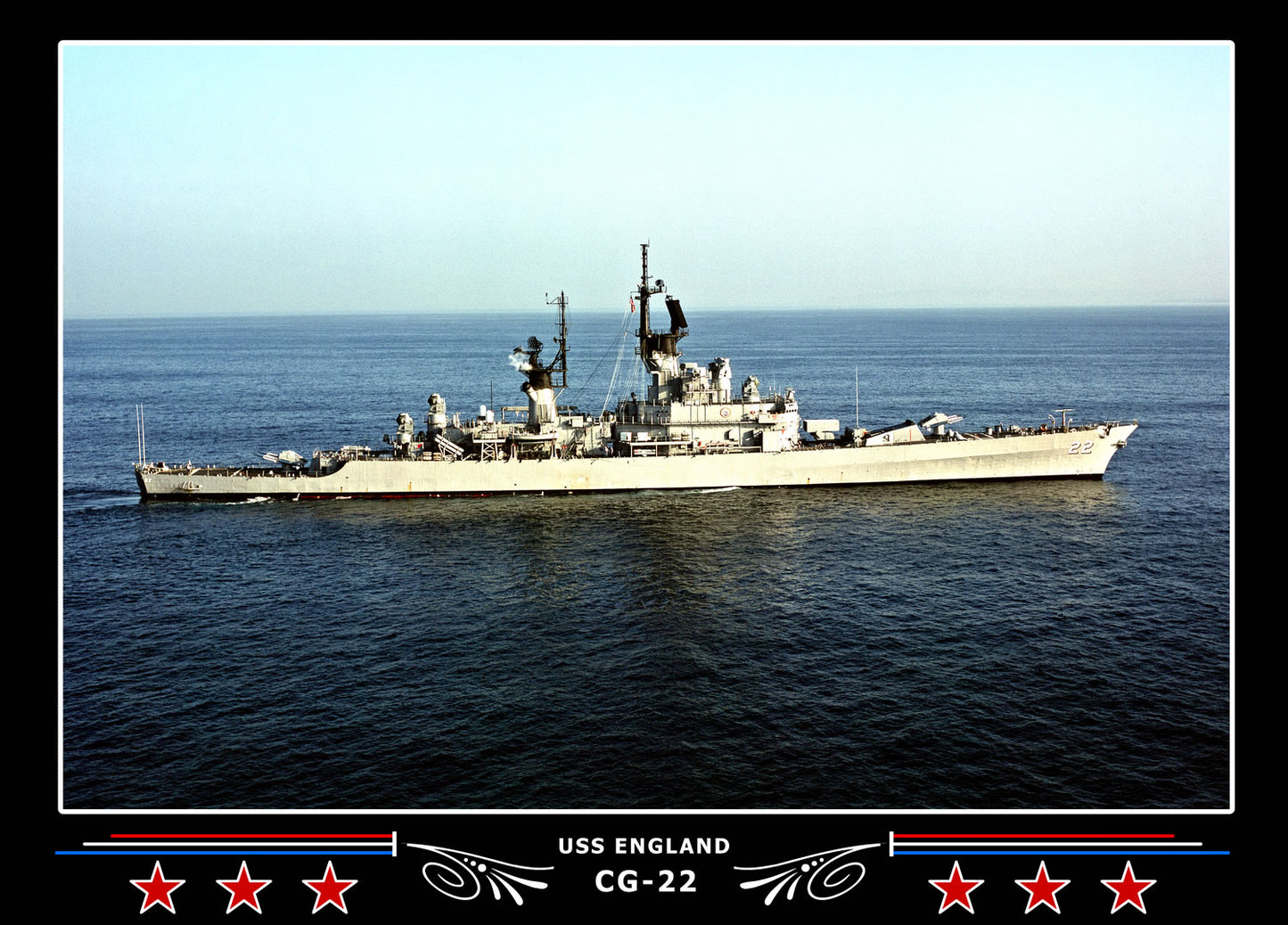 USS England CG-22 Canvas Photo Print