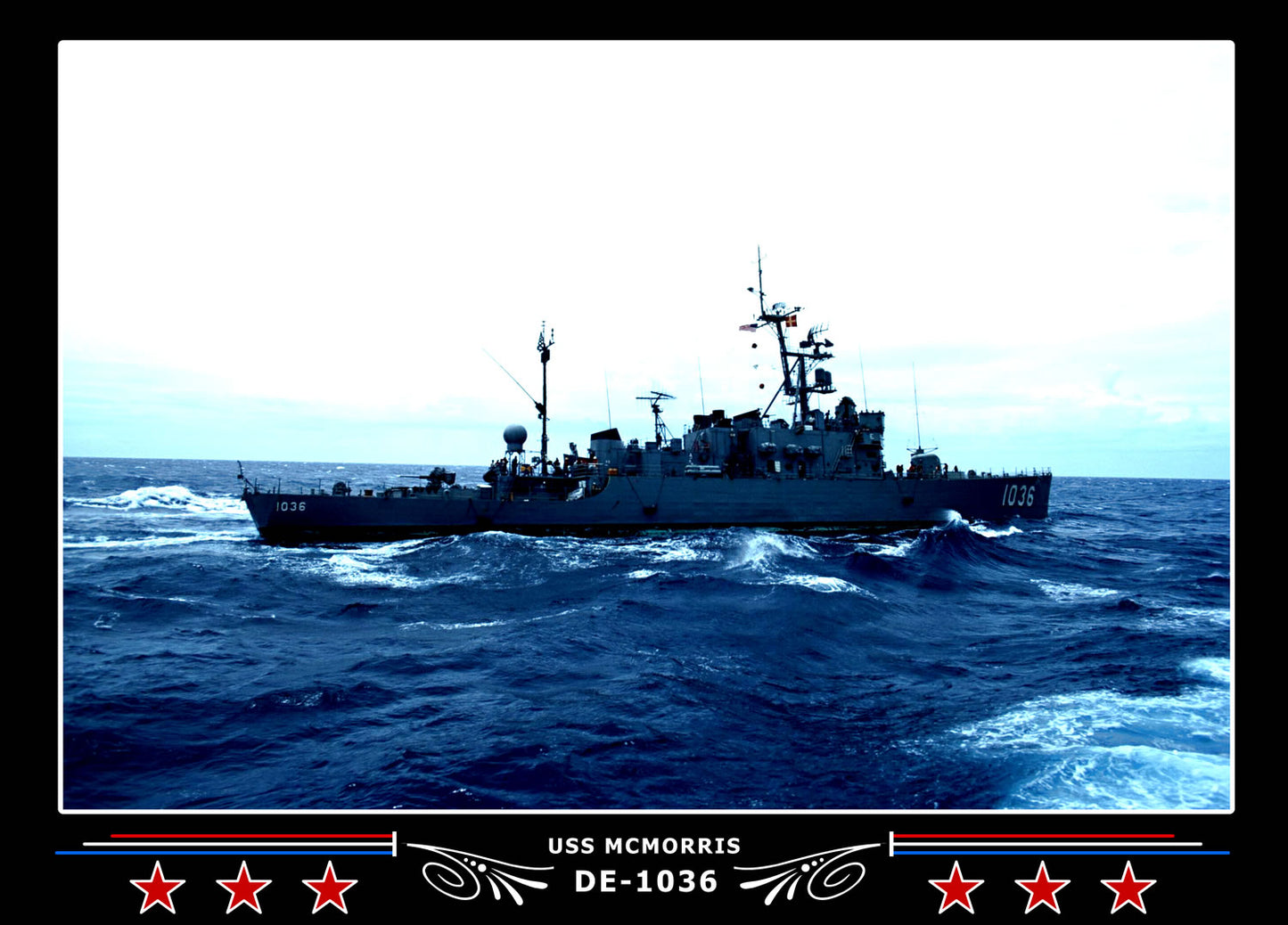 USS Mcmorris DE-1036 Canvas Photo Print