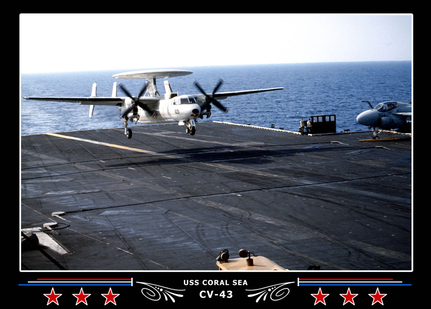 USS Coral Sea CV-43 Canvas Photo Print