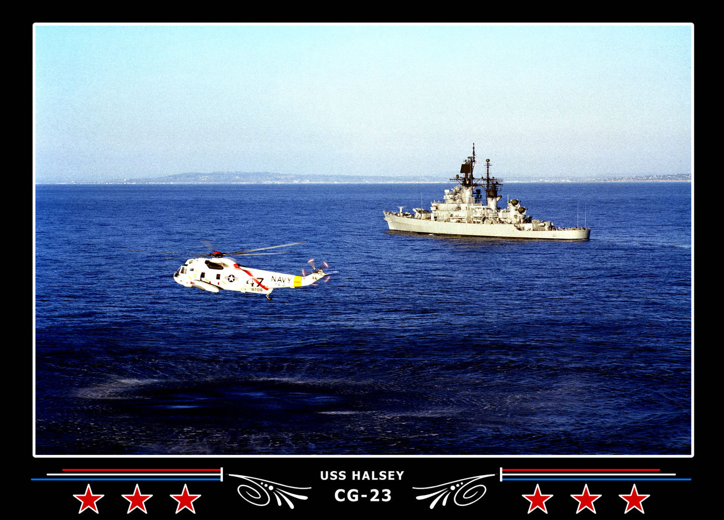 USS Halsey CG-23 Canvas Photo Print
