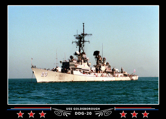 USS Goldsborough DDG-20 Canvas Photo Print