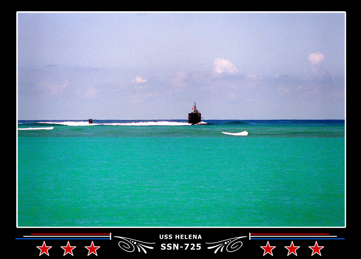 USS Helena SSN-725 Canvas Photo Print