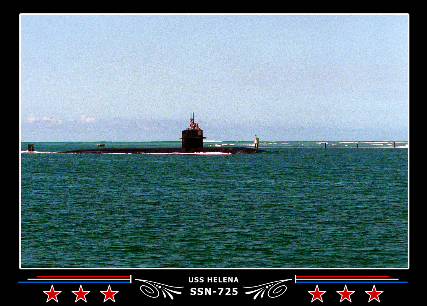 USS Helena SSN-725 Canvas Photo Print