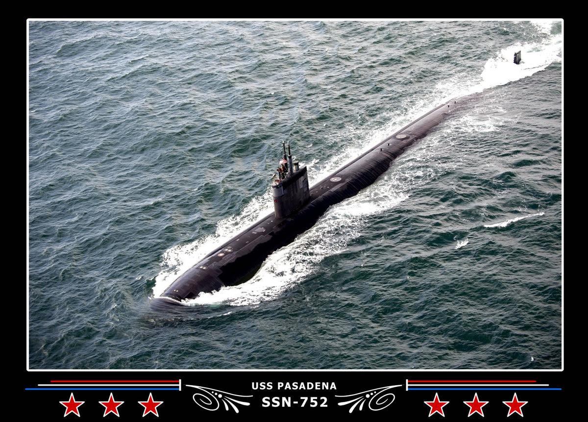 USS Pasadena SSN-752 Canvas Photo Print