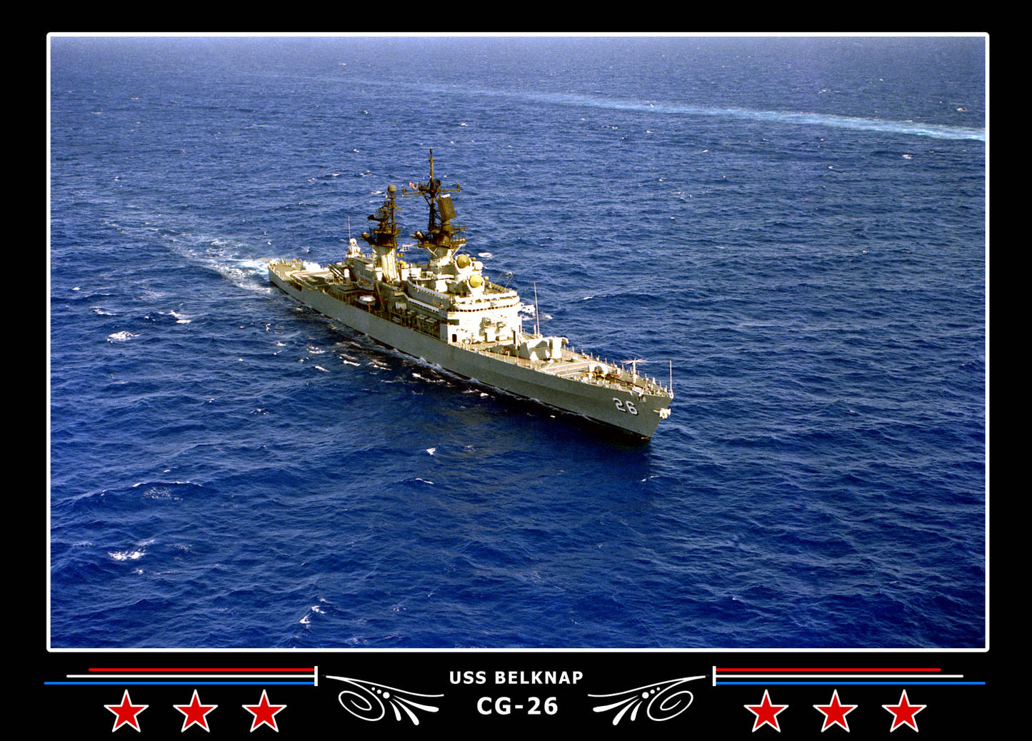 USS Belknap CG-26 Canvas Photo Print