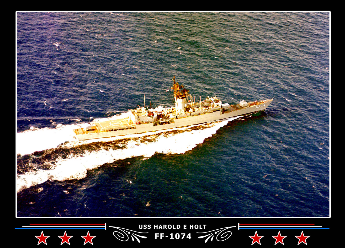 USS Harold E Holt FF-1074 Canvas Photo Print