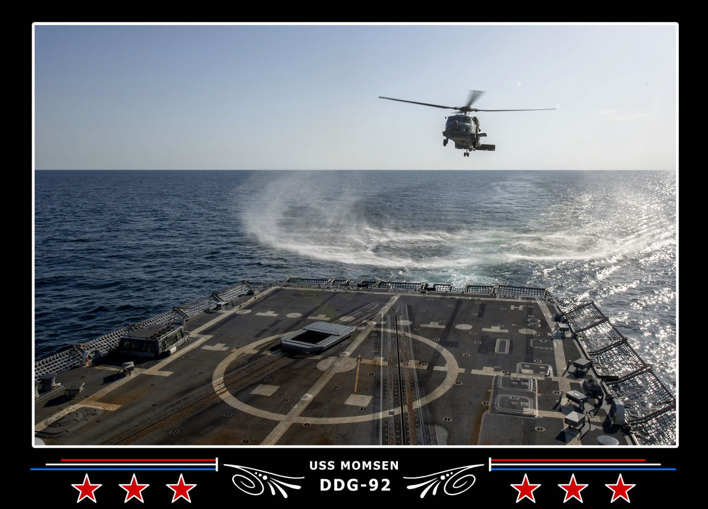 USS Momsen DDG-92 Canvas Photo Print