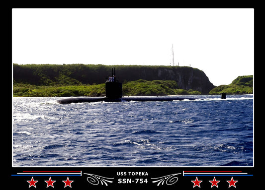 USS Topeka SSN-754 Canvas Photo Print