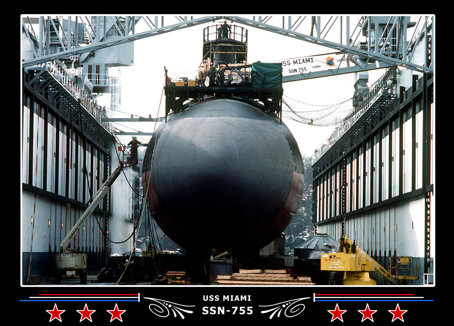 USS Miami SSN-755 Canvas Photo Print