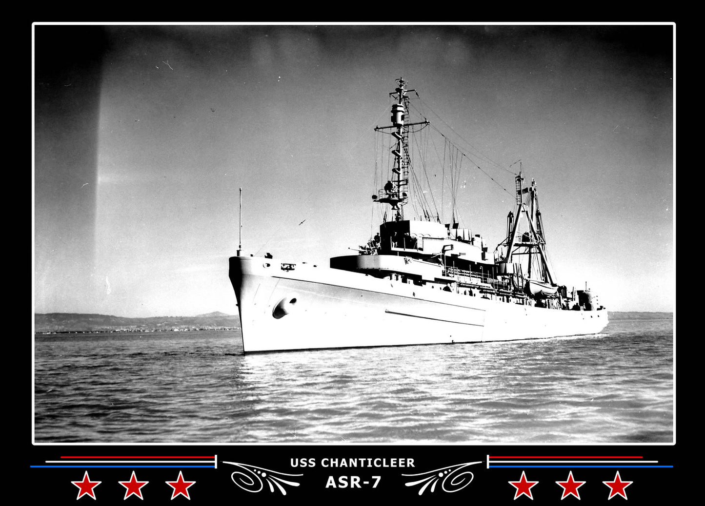 USS Chanticleer ASR-7 Canvas Photo Print