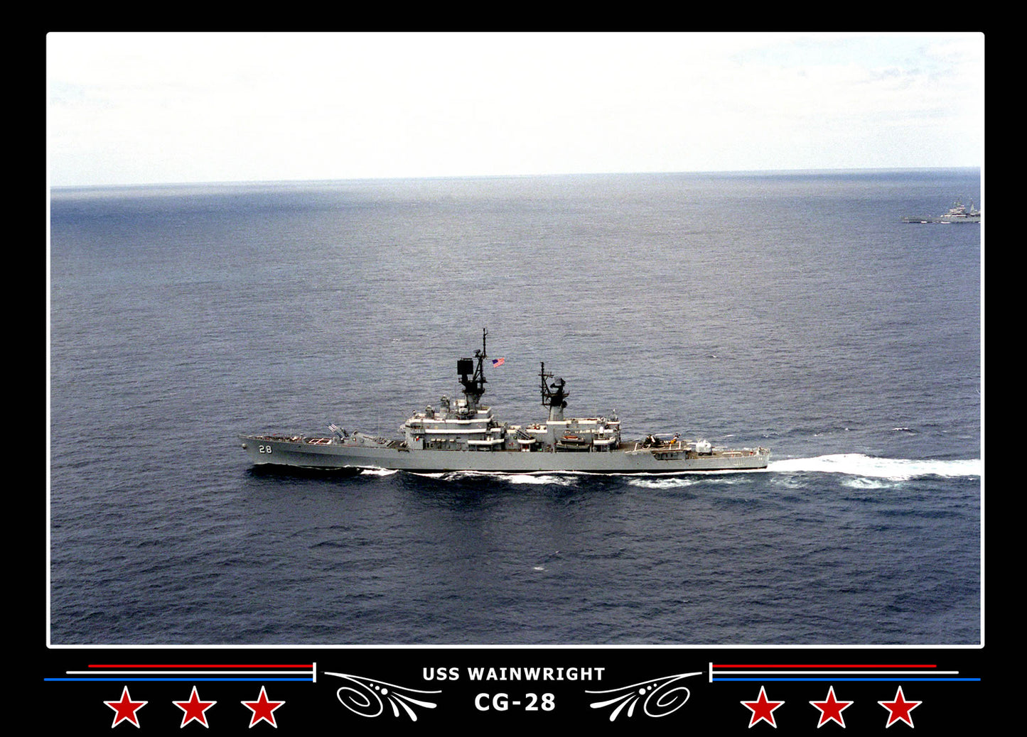 USS Wainwright CG-28 Canvas Photo Print