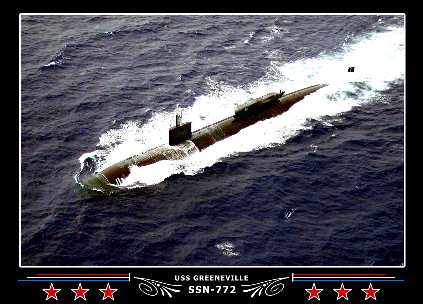 USS Greeneville SSN-772 Canvas Photo Print