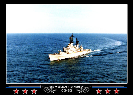 USS William H Standley CG-32 Canvas Photo Print