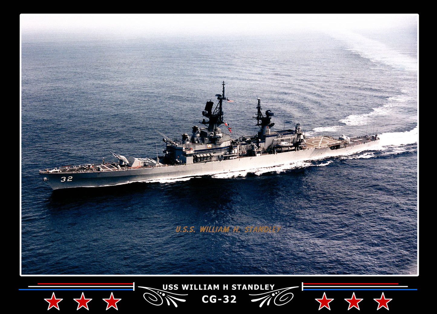 USS William H Standley CG-32 Canvas Photo Print